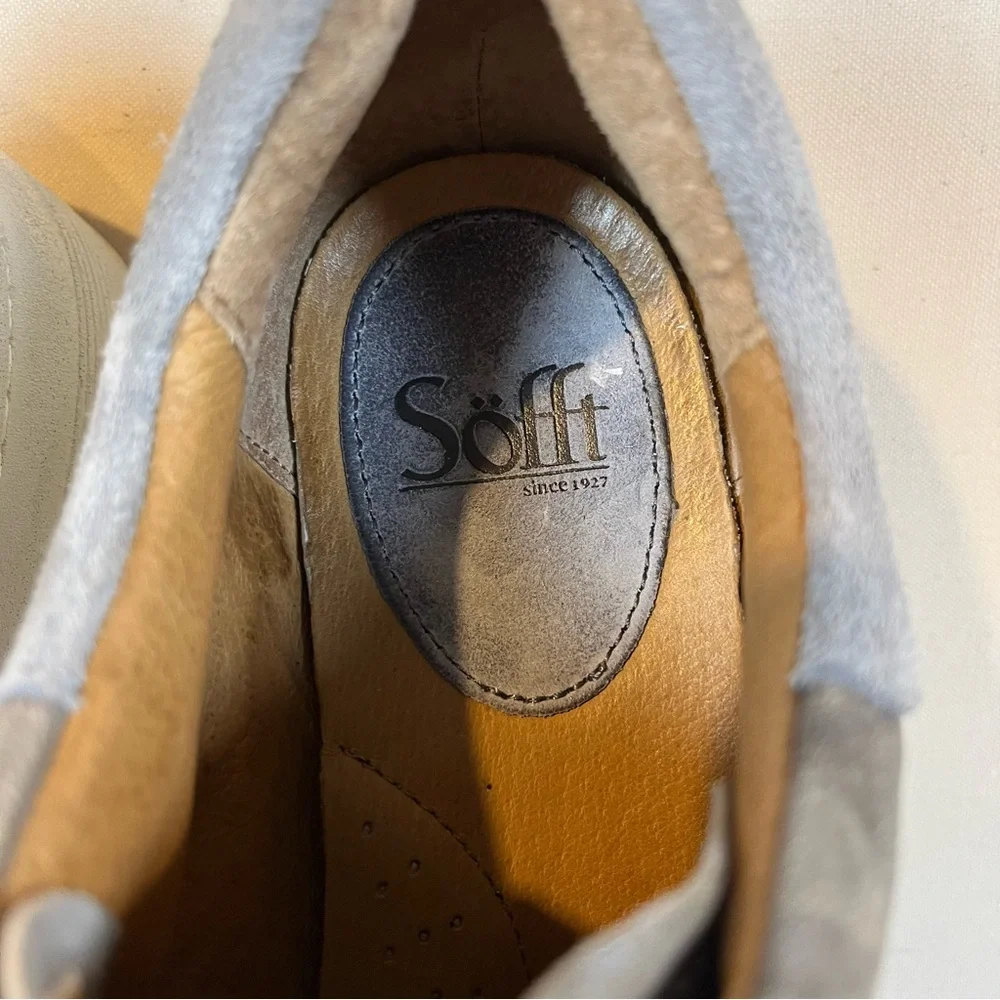 Sofft‎ Women's Gray Camouflage Casual Sneakers Modern Street Utilitarian